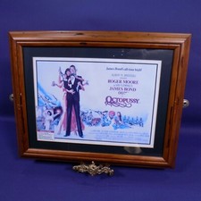 James Bond 007 " Octopussy " Wooden Framed Movie Poster