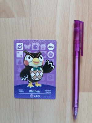 Animal Crossing Amiibo Blathers / Eugen - 202 für Nintendo Switch ORIGINAL 