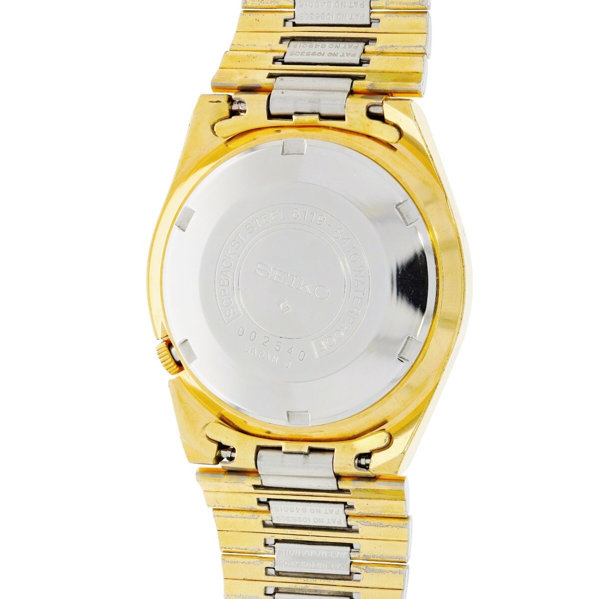 Seiko 5 Bob Henderson Automatic Watch Steel Yellow 6119-8410