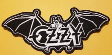 Embroidered OZZY OSBOURNE "Prince of Darkness" Patch  Approx  2 x 4.75