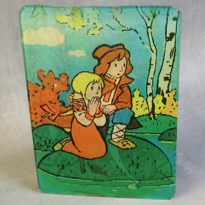 Forest goblin LESHIY fright 3D Stereo lenticular Pocket Calendar