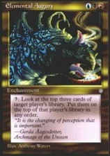Elemental Augury ~ Heavily Played Ice Age MTG Magic UltimateMTG Multi-Color Card
