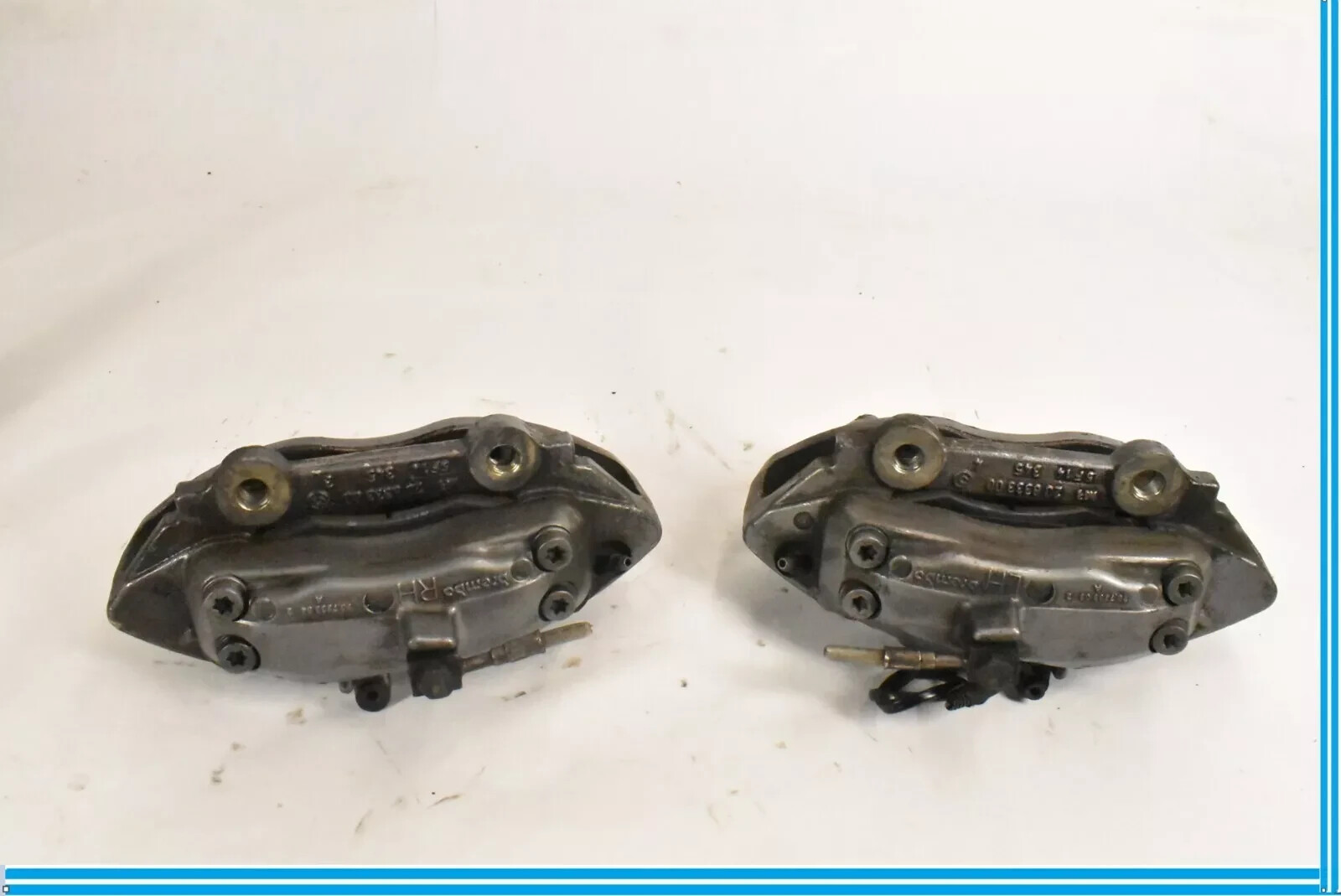 04-17 Maserati Quattroporte Front Left & Right Brake Caliper Calipers Set OEM