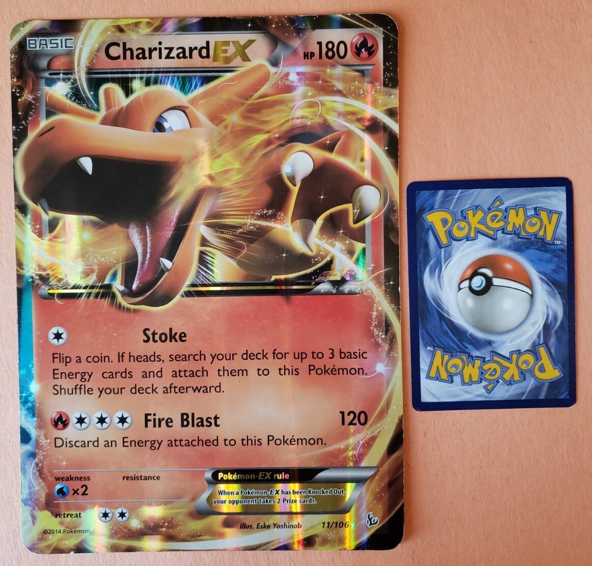 bearcat Charizard EX Charizard EX ULTRA RARE XY29 Pokemon X and Y Set Black Star