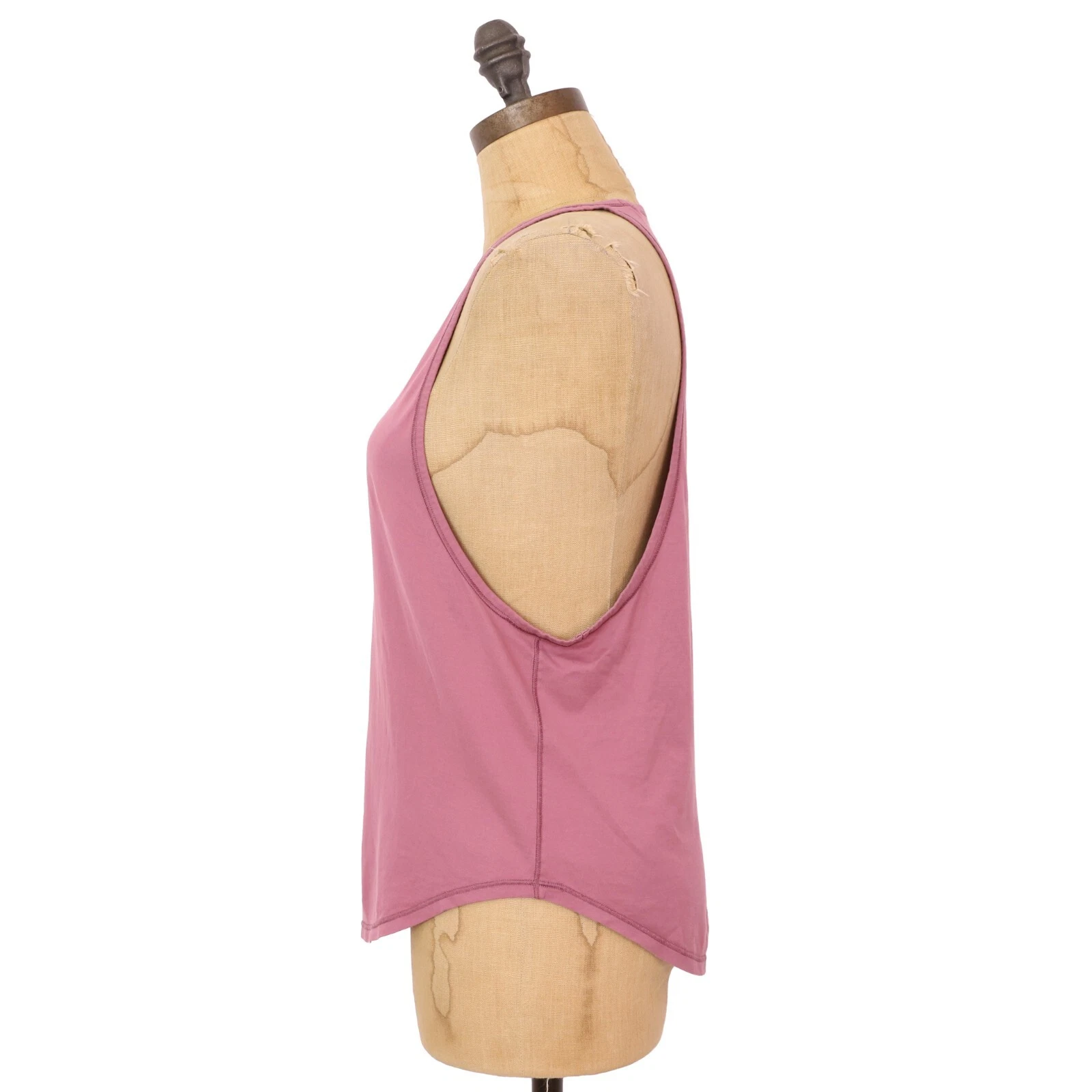 lululemon sweat date singlet crew neck muscle knit euc tank-top