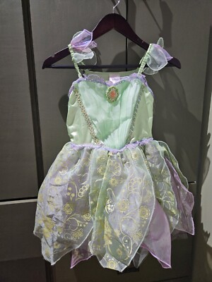 Disney Tinkerbell Glow In The Dark Girls Costume Size 10 | eBay