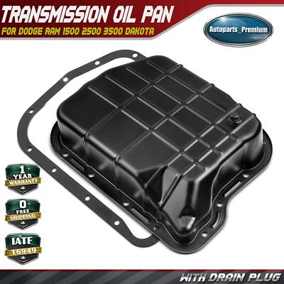 Transmission Oil Pan w/ Drain Plug for Dodge Dakota Durango Ram