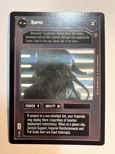 Star Wars CCG - Quarren - Jabba's Palace DS - 第 1/2 張圖片