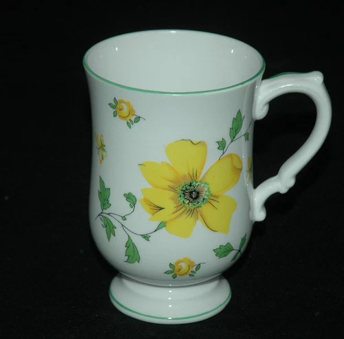 ROYAL VICTORIA FINE BONE CHINA FOOTED MUG ROV9 ENGLAND