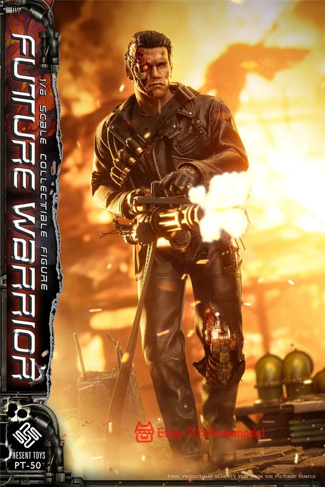 PRESENT TOYS 1/6 PT-sp50 T800 The Terminator Standard Ver Action Figure IN STOCK - Image 2 of 4