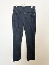 Jag Jeans Petites Womens Jeans SIze 0P Dark Blue Wash Straight Leg Pockets