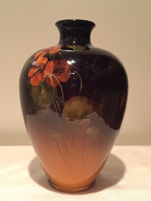 Rookwood Pottery Standard Glaze 11 1/4'' Vase Signed Albert Valentien c. 1895