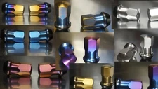 20 24 set 14x1.5 Closed End Titanium Wheel Lug Lugs Nut Nuts Floating 60 19