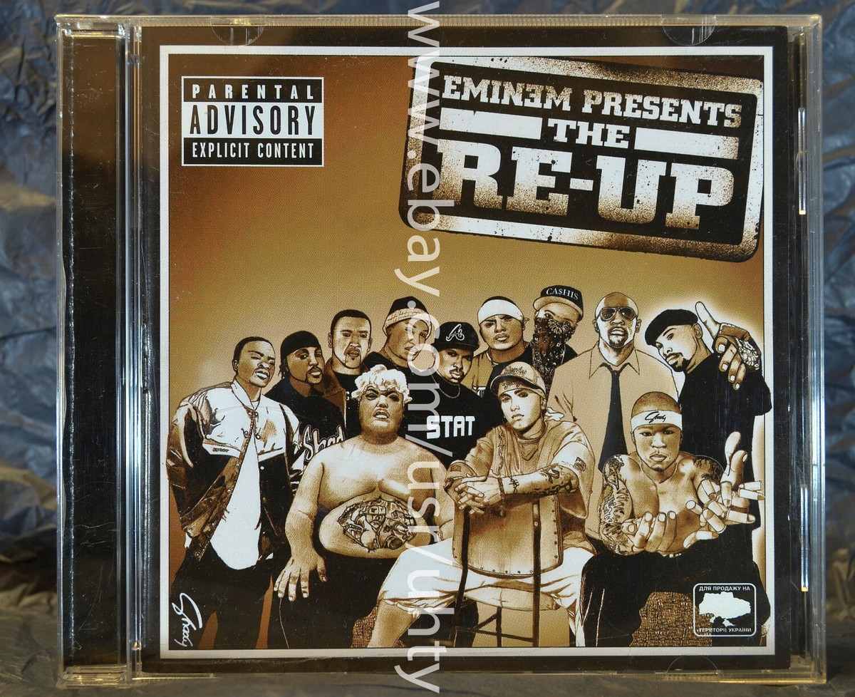 EMINEM THE RE-UP RARE UKR ORIGINAL CD OBIE TRICE 50CENT STAT QUO
