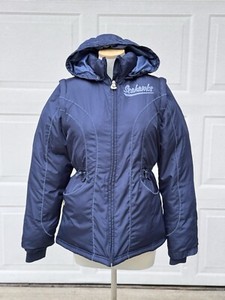 RARE Seattle Seahawks Reebok Thick Warm  Hooded Coat Jacket Women's Medium M