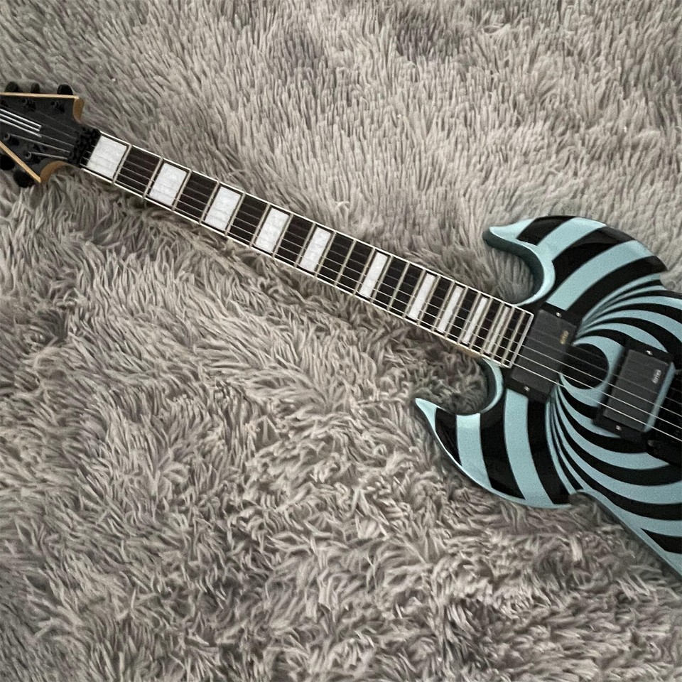 Custom Zakk Electric Guitar Solid Body HH Pickup Floyd Rose Bridge 6