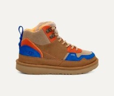 UGG Highland Hi Heritage Kids Hi-Top Sneakers Brown Suede Ankle Boots Size 2
