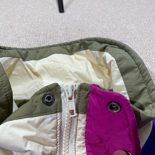 VINTAGE Woolrich Jacket Womens XL 16 18 Green Blue Sigmet Gear 90s Bomber Hiking - Picture 4 of 15