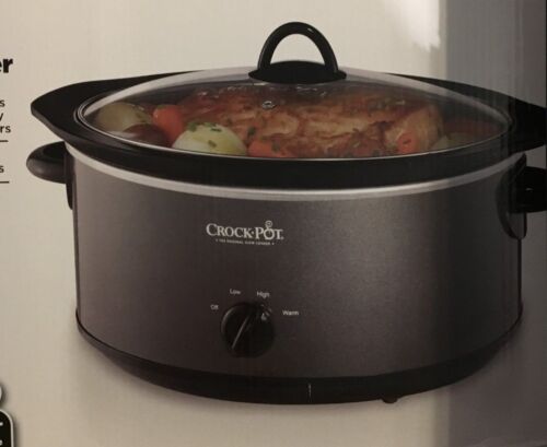 crock-pot-design-to-shine-7-qt-slow-cooker-charcoal-slow-cooker-ebay