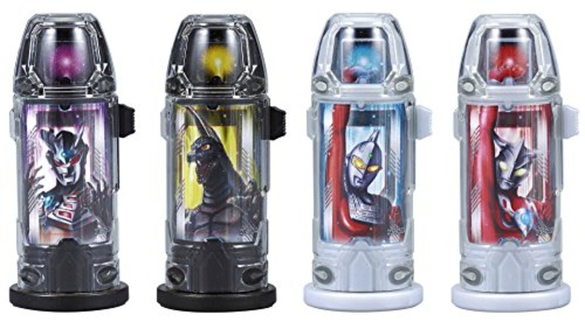 BANDAI Ultraman GEED DX Ultra Capsule Solid Burning Toy Set