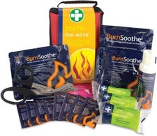 Reliance Medical Burns First Aid Kit in Stockholm Bag Red 142 for Kitchens