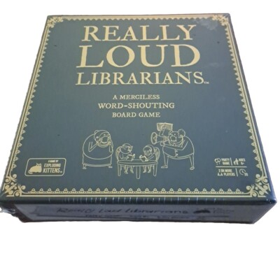 **Christmas** Really Loud Librarians- Word-Shouting Party Board Game NIB 