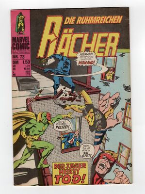 1970 MARVEL AVENGERS #74 & TALES OF SUSPENSE #65 1ST RED SKULL RARE KEY GERMAN