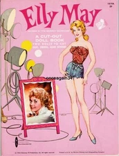 VINTAGE UNCUT 1963 ELLY MAY PAPER DOLLS~#1 TOP REPRODUCTION~BEVERLY HILLBILLIES!