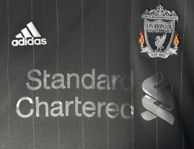 LIVERPOOL 2011 2012 AWAY FOOTBALL SHIRT SOCCER JERSEY ADIDAS black