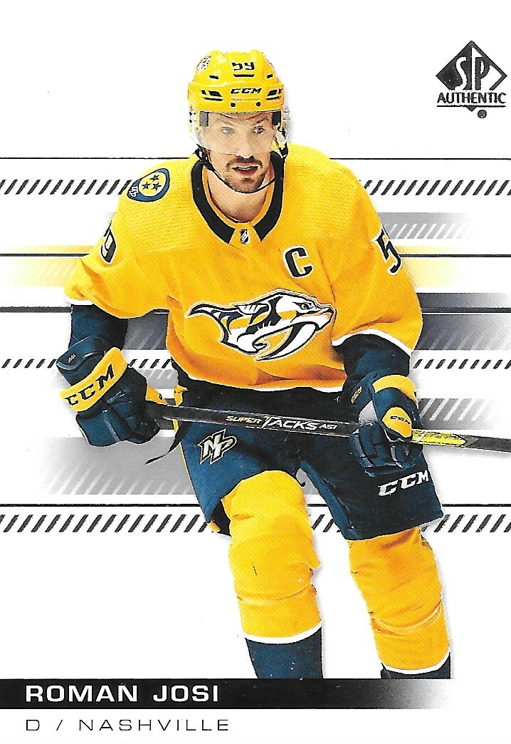 19-20 2019-20 SP Authentic Roman Josi #84-Predators