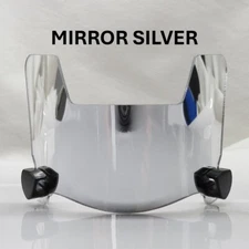 MINI HELMETS VISOR AND CLIPS (HARD STYLE) 19 COLORS TO CHOOSE FROM