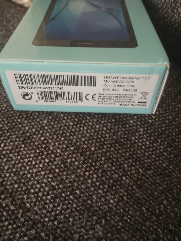 Huawei MediaPad T3 16GB Wi-Fi 7" Android Tablet - Space Grey - Boxed * - Image 4 of 4