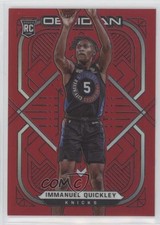 2020-21 Panini Obsidian Electric Etch Red Flood Immanuel Quickley #154 02ez