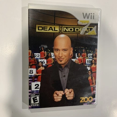 Deal or No Deal Nintendo Wii Complete w/ Manual CIB Clean & Tested Works Great