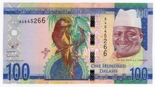 GAMBIA P-35a 100 Dalasis 2015 UNC