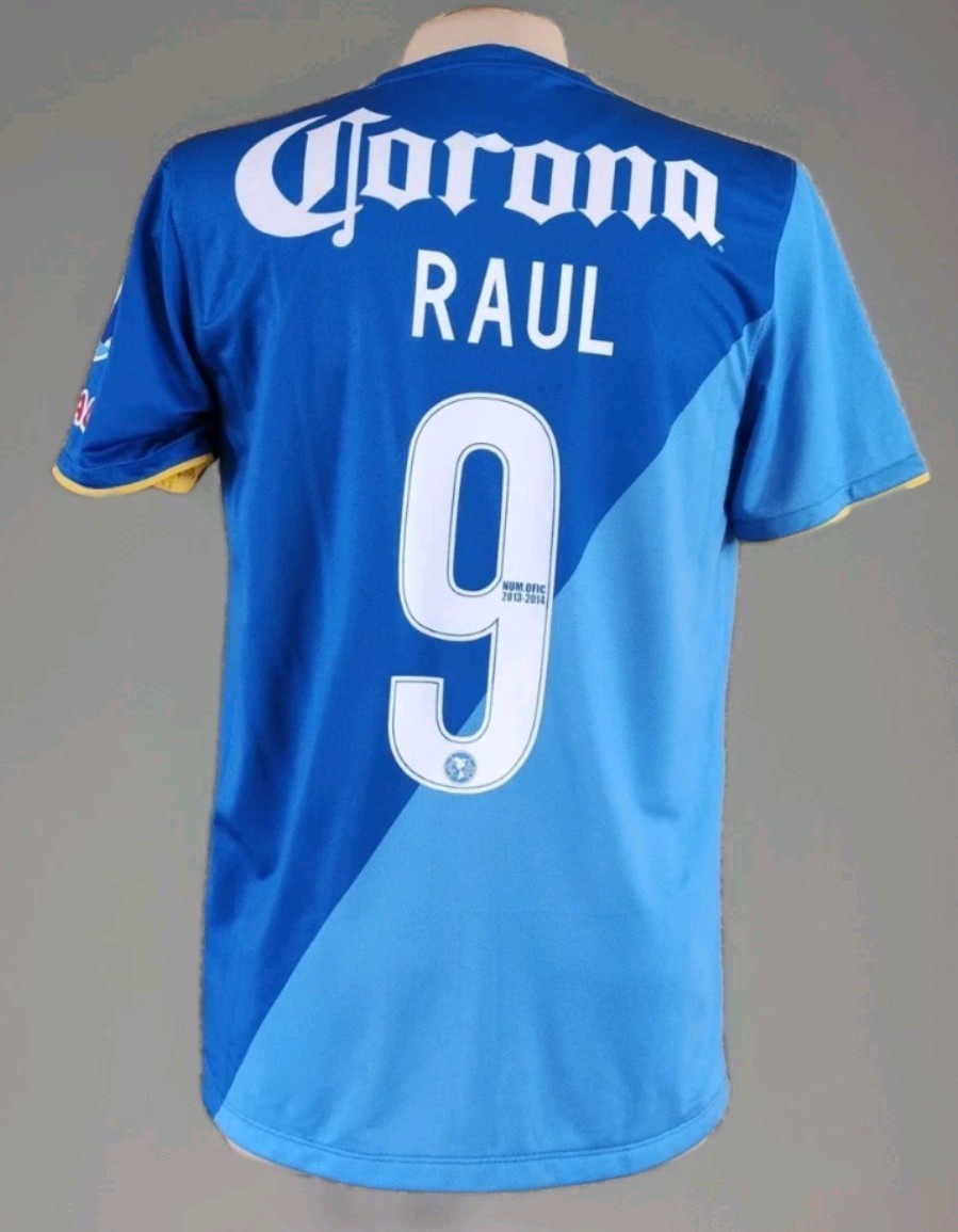 Club America Aguilas Raul #9 LIGA MX CHAMPS Jersey Medium | eBay