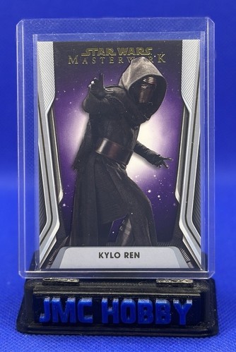 2021 Topps Star Wars Masterwork Kylo Ren (Purple Parallel) #’d 38/50 Card #64 - Picture 1 of 3