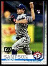 Adrian Sampson Texas Rangers 2019 Topps Update 150th Anniversary #US219