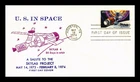 US COVER SKYLAB SPACE LABORATORY FDC SCOTT 1529 SKYLAB FOUR 84 DAYS IN ORBIT