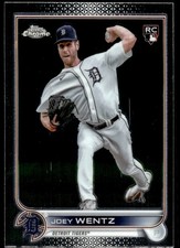 2022 Topps Chrome Update Joey Wentz Rookie Detroit Tigers #USC13
