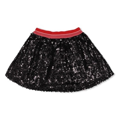 JUBEL Paillettenrock Queen of Hearts anthrazit Größe 140 H/WINTER 2025/2026 NEU