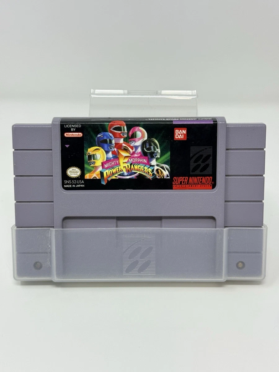 Mighty Morphin Power Rangers Nintendo SNES Video Games for sale | eBay