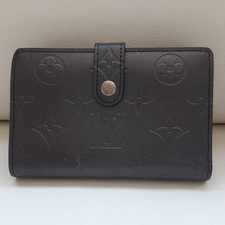 Louis Vuitton Monogram Empreinte Bifold Wallet Black Leather Near Mint