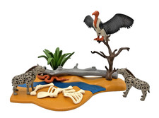Playmobil 4829 Hyänen Geier an Wasserstelle Hyäne Safari Afrika Tier Savanne rar
