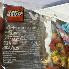 LEGO Lunar New Year VIP Add-On Pack Set 40605, 124pcs, Seasonal Complete
