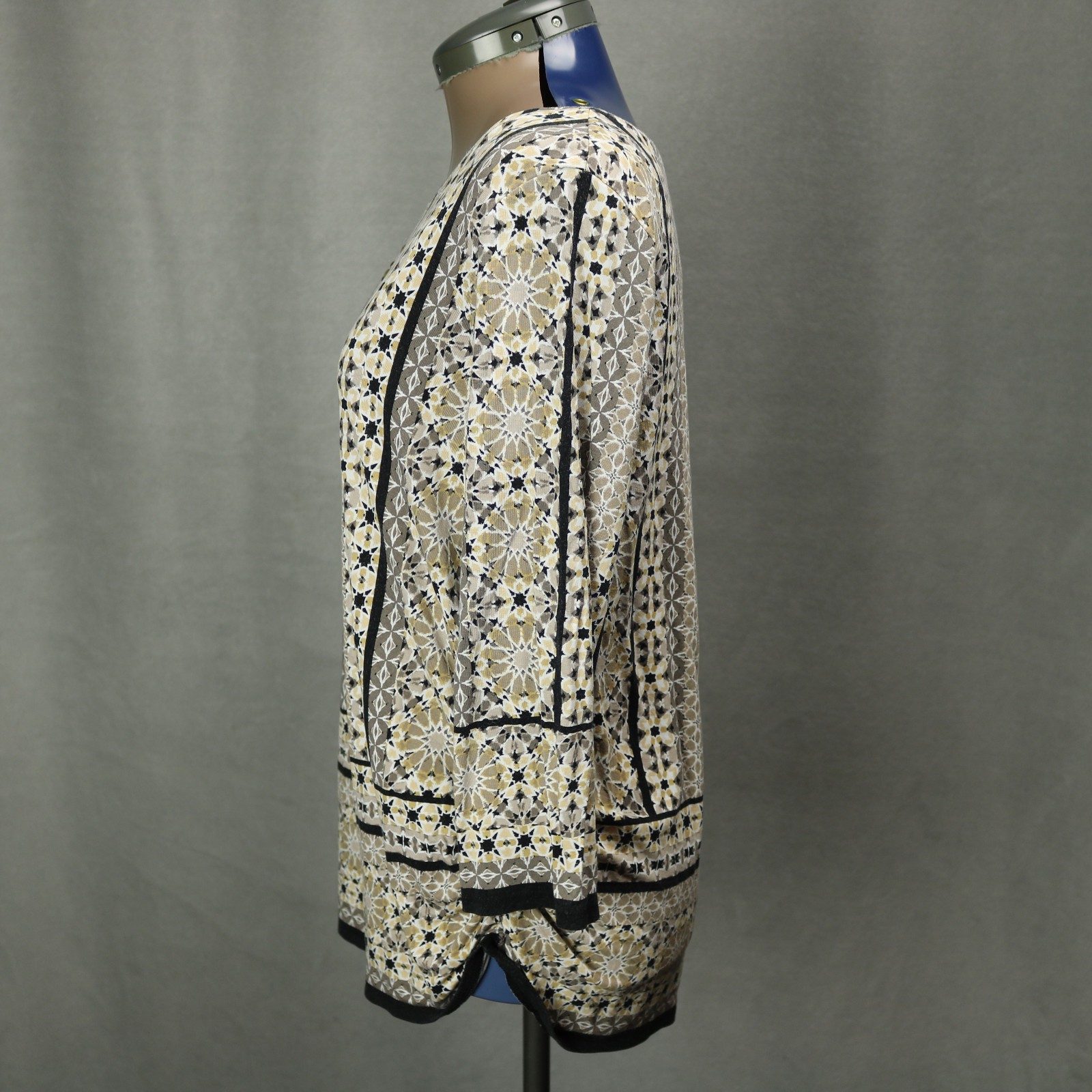 Ruby Rd Beaded Geometric Print Stretchy Blouse To… - image 7