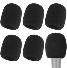 6 Pack Foam Microphone Covers, Thick Handheld Mic Windscreen Pop Filter