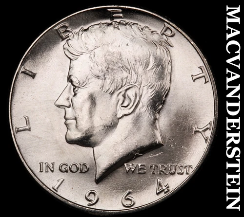 1964 Kennedy Half Dollar- Choice Gem Brilliant Uncirculated  #i3315