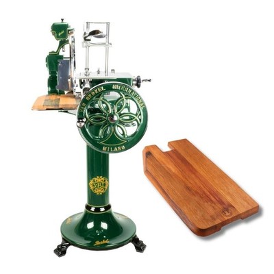 Berkel Volano B114 British Racing Green | Aufschnittmaschine mit Fassholzbrett