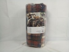 Donna Sharp LJ Plaid Rustic Country Cotton King 3-Piece Ragged Edge Quilt Set